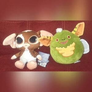 Gremlins Plushies Gizmo & Stripe Collectible Toys NWT New